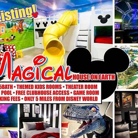 Magical Family Vacation Home Near Disney World At Storey Lake, Star Wars Gameroom, Pool, Theater, Mickey Slide, Sleeps Up To 28 Kissimmee Dış mekan fotoğraf